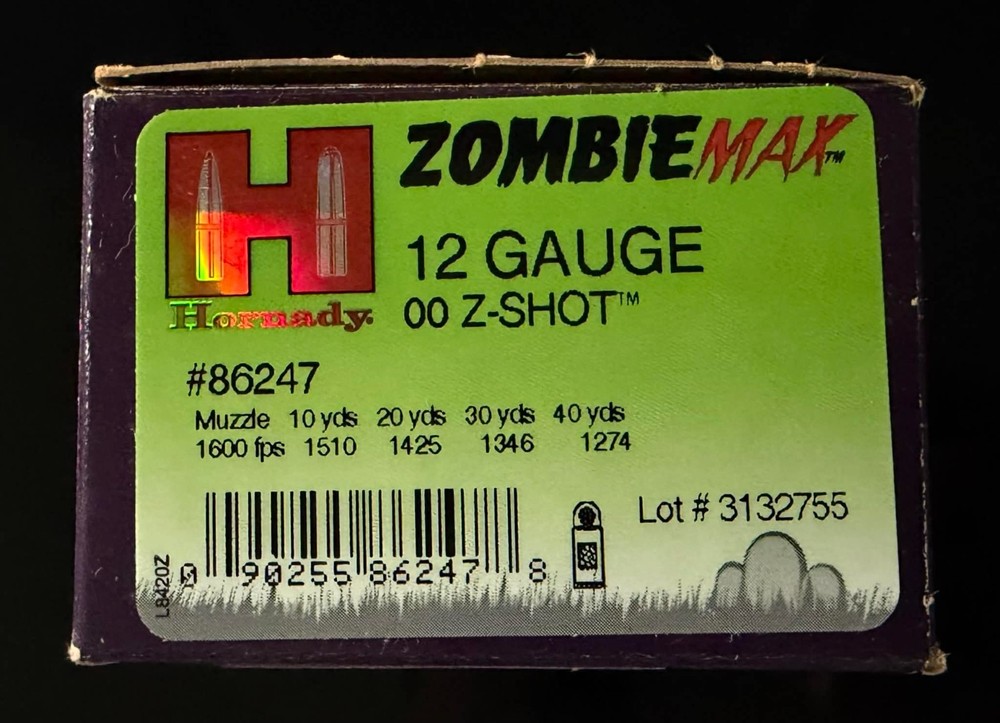 Hornady Zombie Max Z-Shot EMPTY Ammo Box