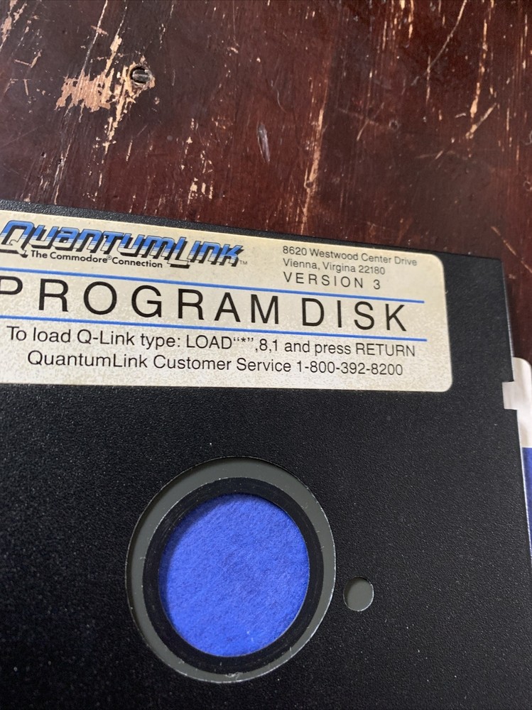 Quantum Link Program Disk for Commodore 64 Volume 3