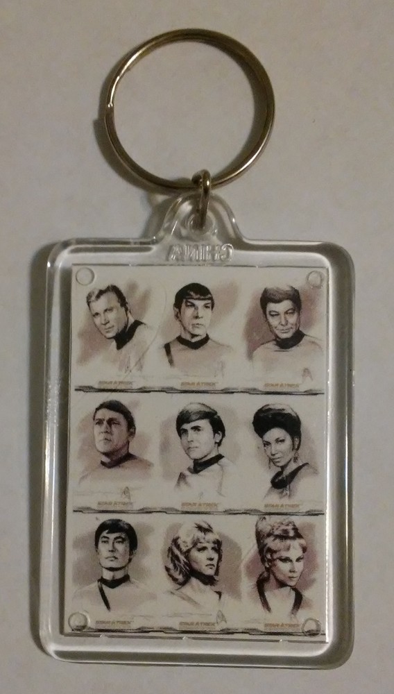 Key Chain--Star Trek Keychain (Double Sided) Choice