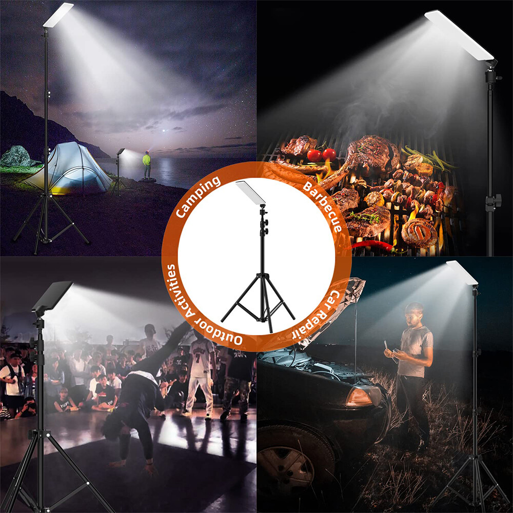 Outdoor USB Powered Camping Light Super Bright Work Light with Camping Stand Kit