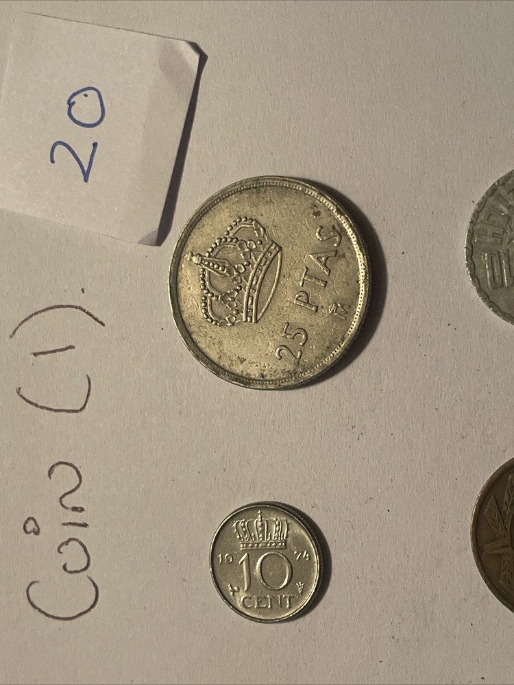10 Europe 🪙 Different Coins Years Counties Denomination . 🇮🇹🇩🇪🇫🇷