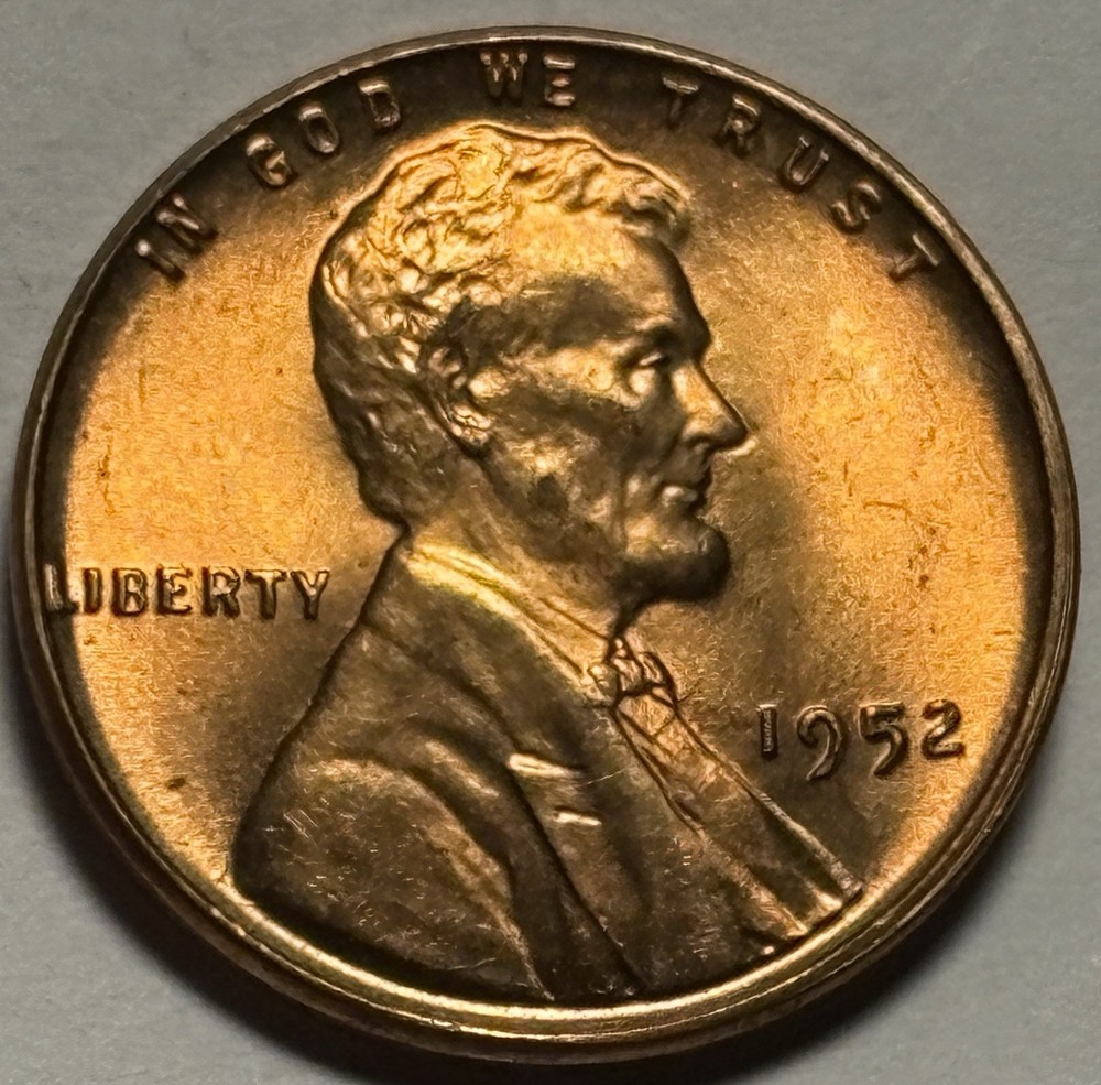 1952 Lincoln Wheat Cent — Uncirculated MS Red 🔥 Original Roll