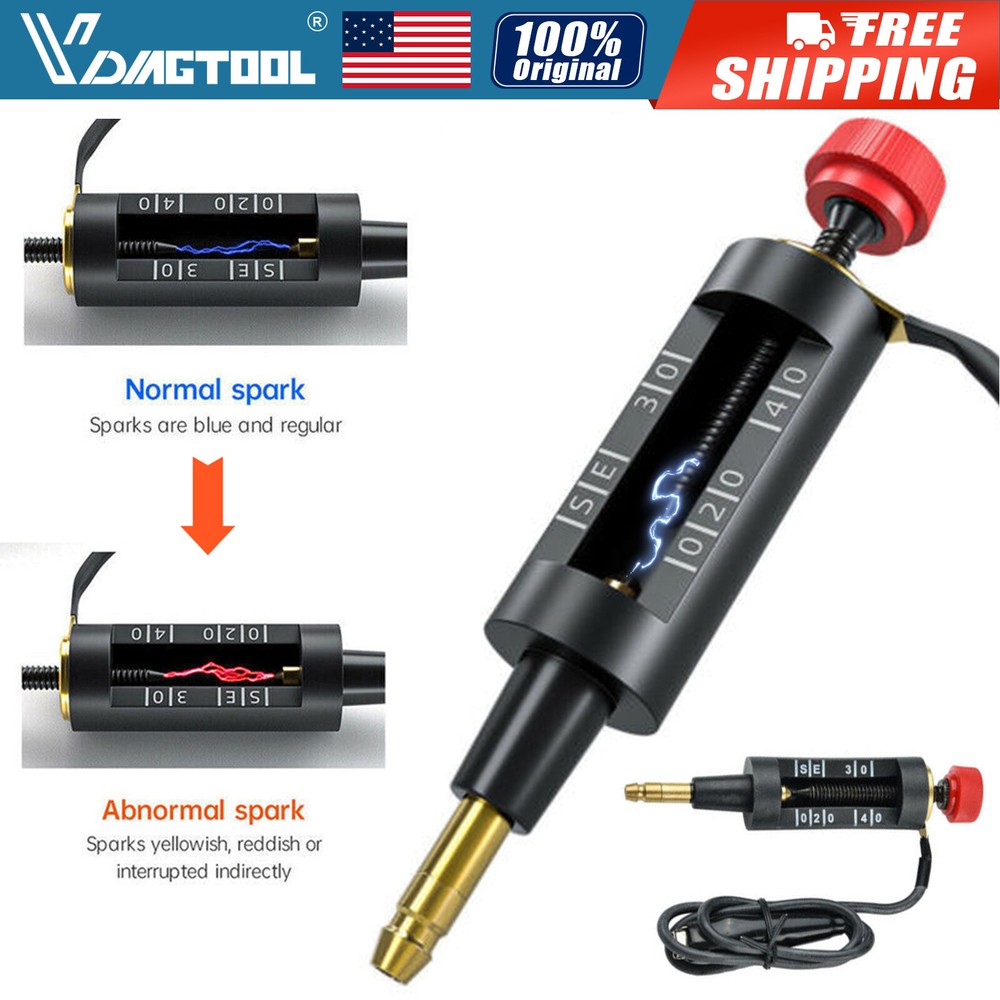 Spark Plug Tester Adjustable Ignition System Coil Tester Coil-on Circuit Tester