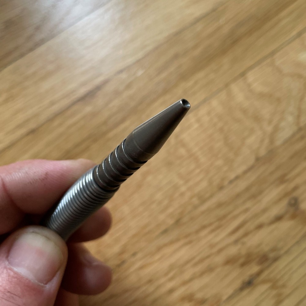 1/32" (#1) & 2/32" (#2) Combo Nail Set Hammerless Spring Tool Two Bit Snapper