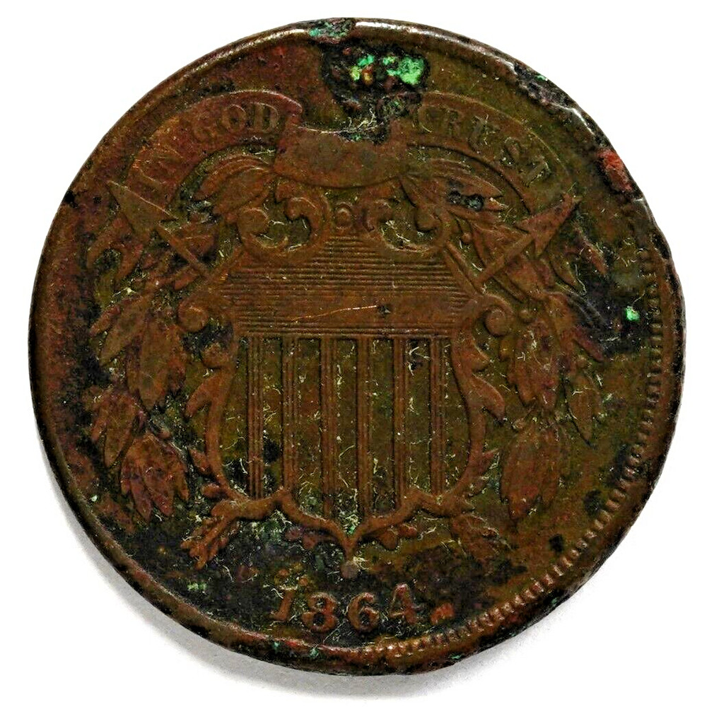 1864 2 Cent Piece