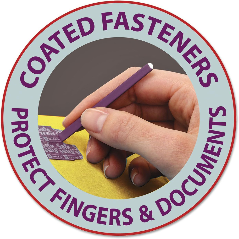 Pressboard Classification File Folder with Safeshield Fasteners, 2 Pocket Divide