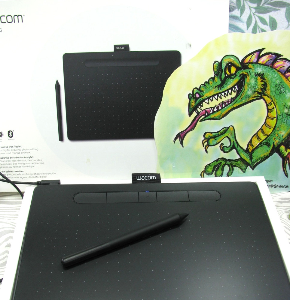 WACOM INTUOS CTL-6100WL, M Wireless Bluetooth/ USB Graphics Drawing Pad, PC/ Mac