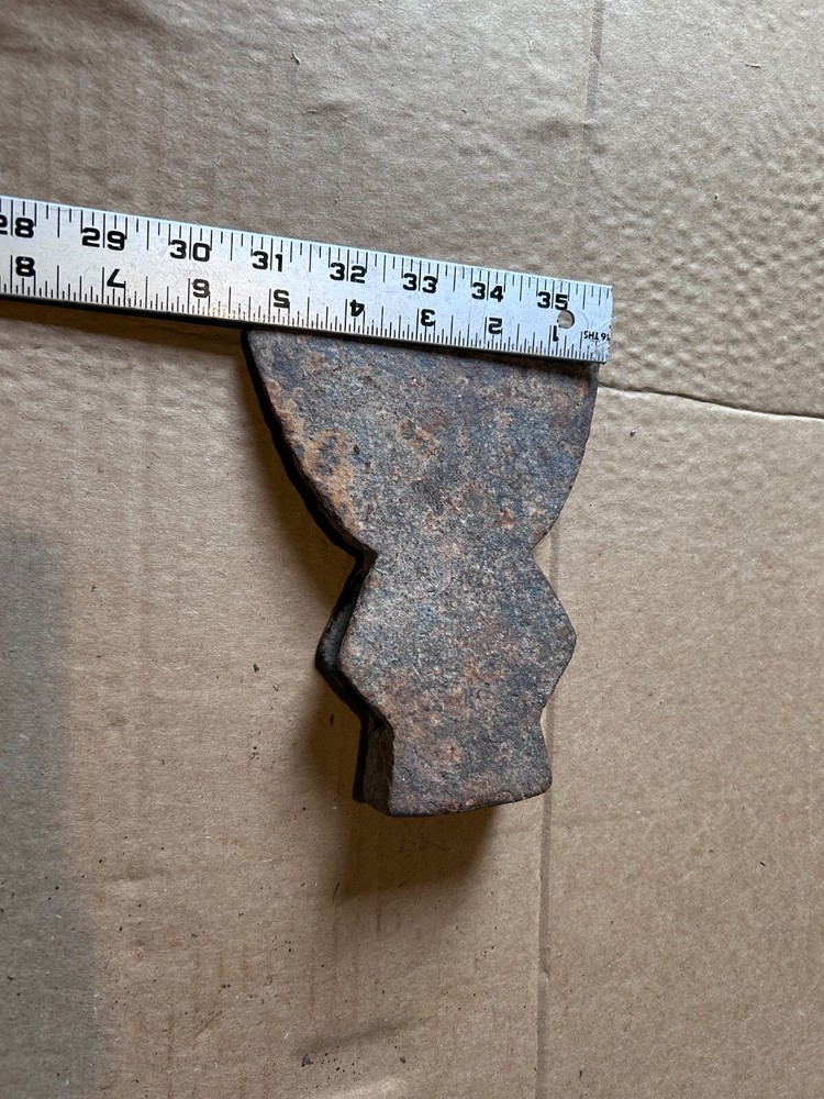 Vintage Hewing Board Axe Head Tool ONLY ?? GREAT FOR DECOR