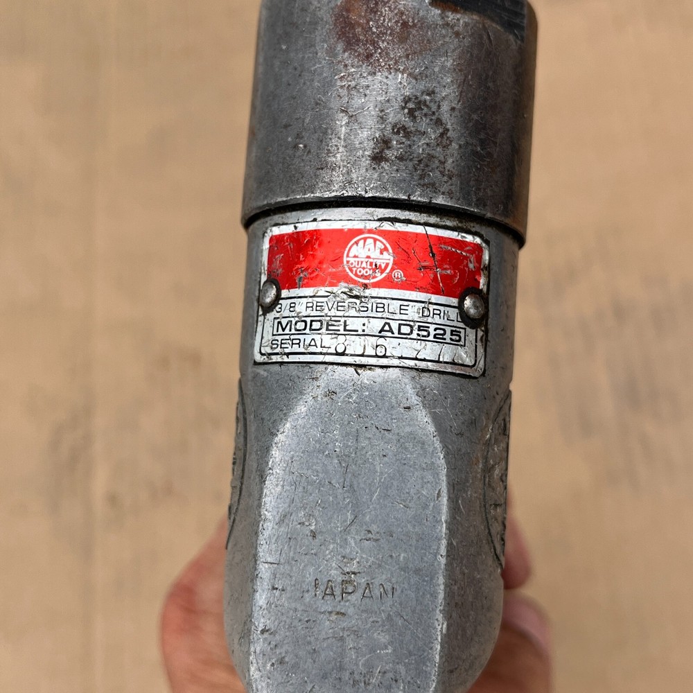 MAC TOOLS AD525 3/8" REVERSIBLE DRILL Jacobs Chuck