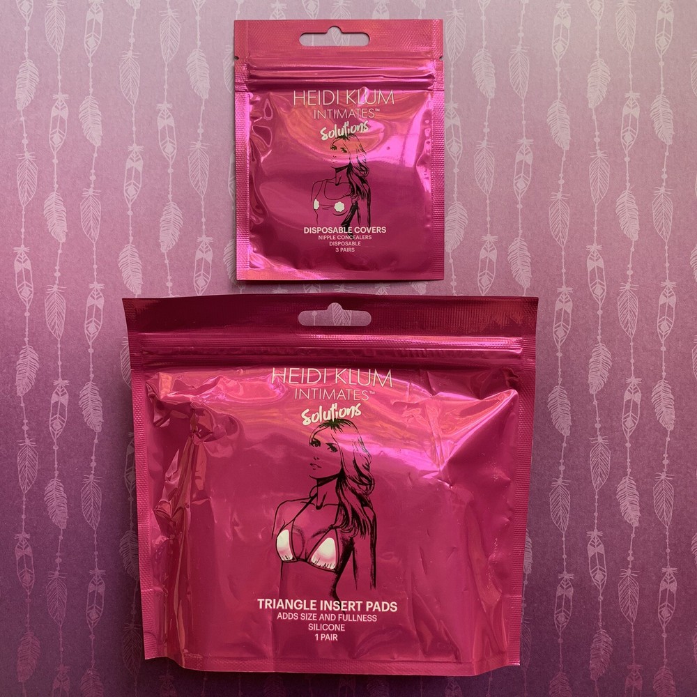 Heid Klum Intimates Solutions Triangle Insert Pads + Disposable Covers