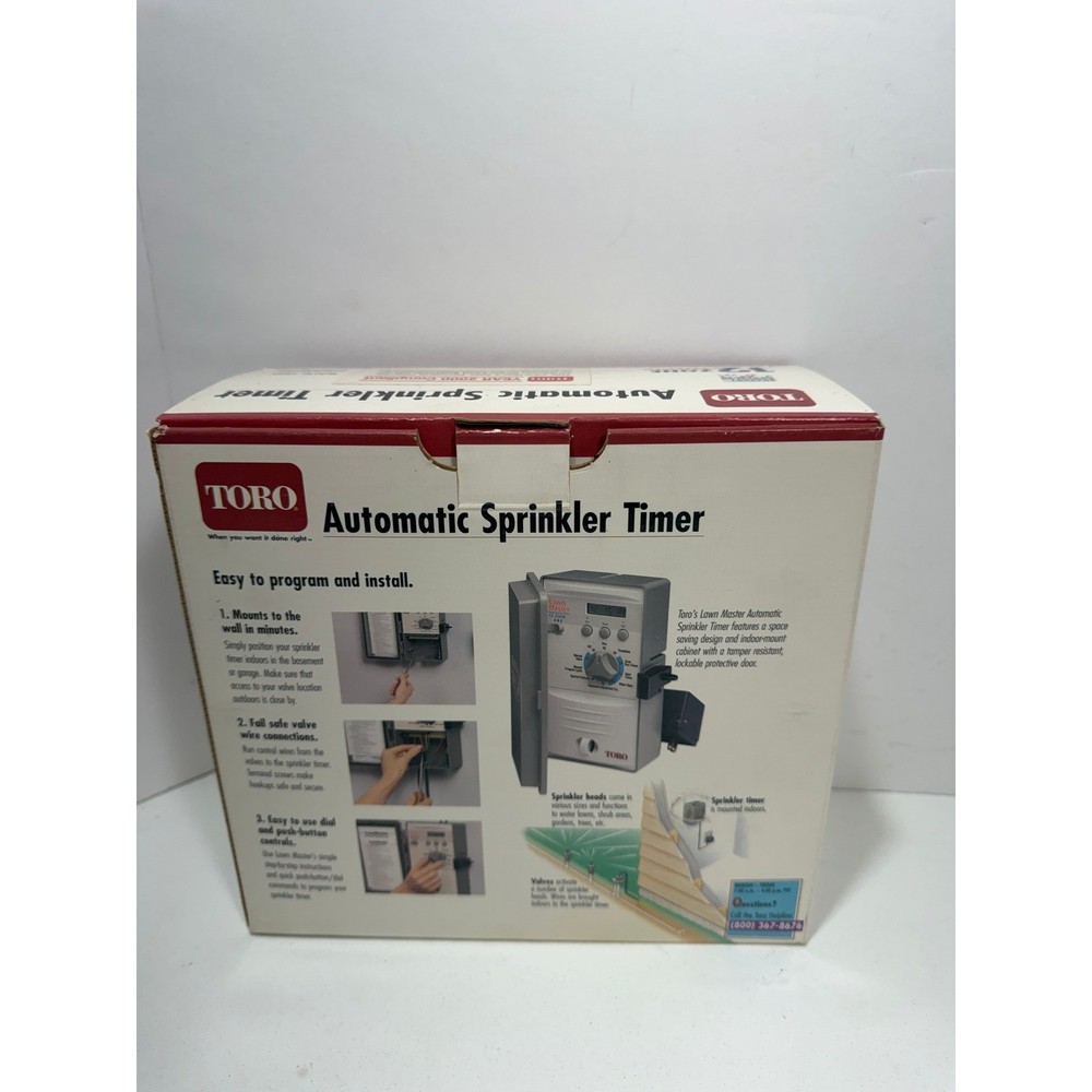 Toro Lawn Master 12 Zone Automatic Sprinkler Timer Controller Model 53603 NEW