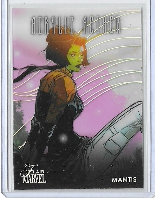 2023 UD Fleer Marvel Flair Mantis Acrylic Aether #AA16