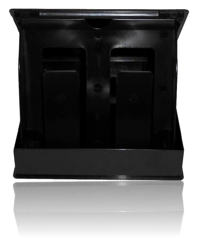 5.25" Floppy Disc Black Storage Case /10 Library Case