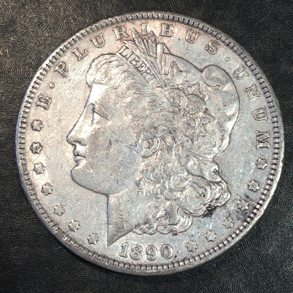 1890 Morgan Silver Dollar - High Quality Scans #Q736