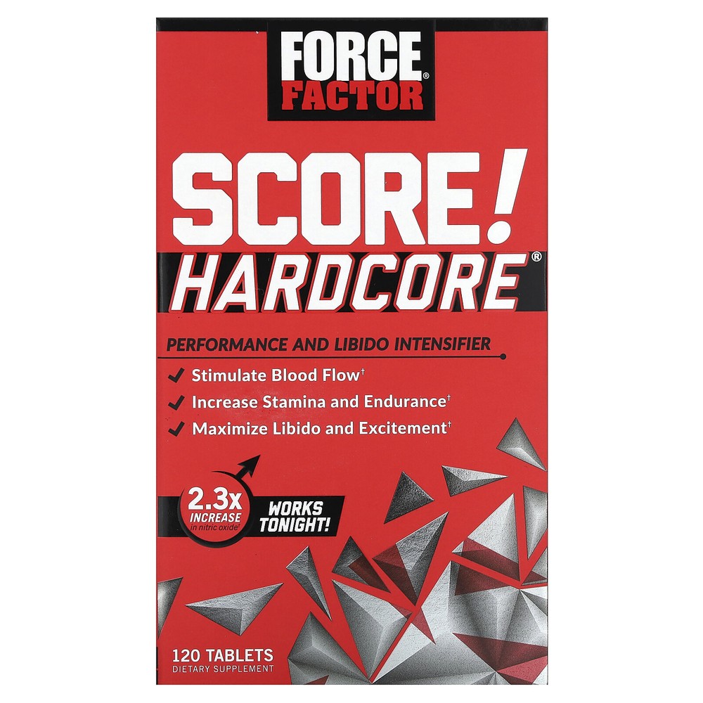 SCORE! Hardcore, Performance and Libido Intensifier, 120 Tablets
