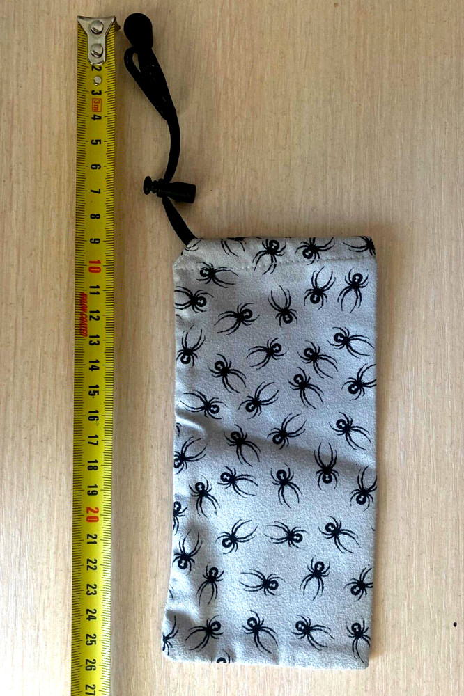 Spyder case from a ski jacket for wiping a ski mask