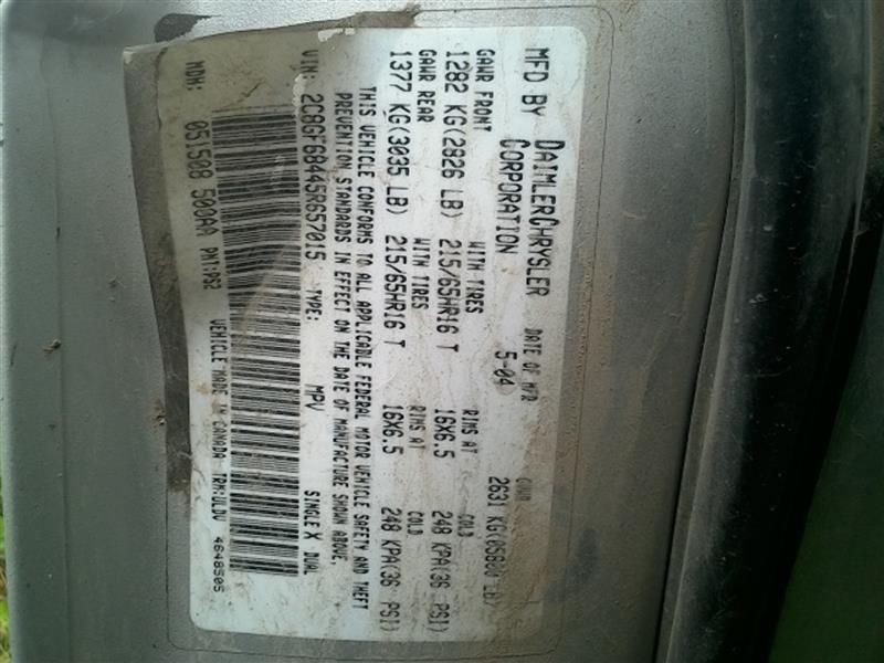 Transfer Case Fits 04-06 PACIFICA 10110968