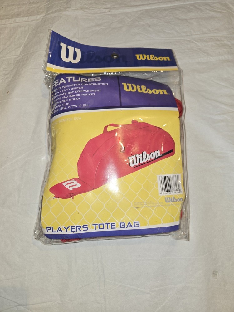 Wilson Baseball Softball Bag Red