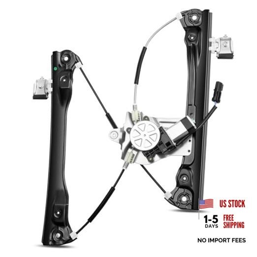 Front Right Passenger Side Power Window Regulator with Motor (2 Pins)