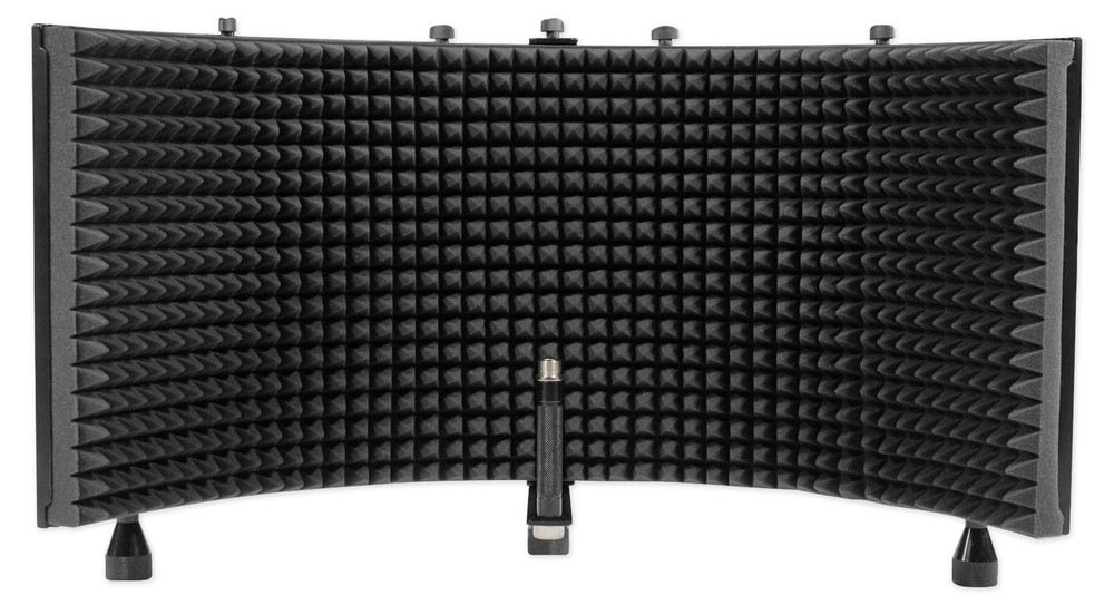 Rockville Recording Studio Microphone+Foam Shield+Mount+Filter+Tripod Stand