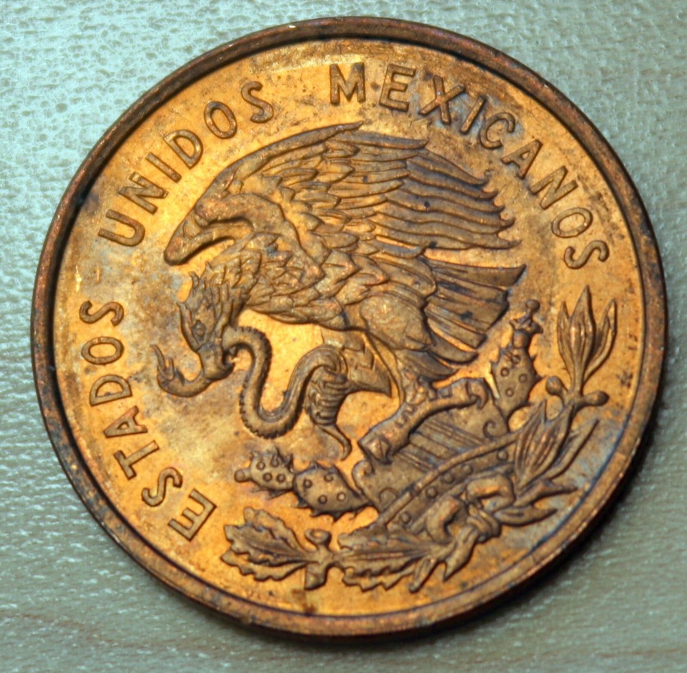 1966 Mexico 10 Centavos Benito Juárez