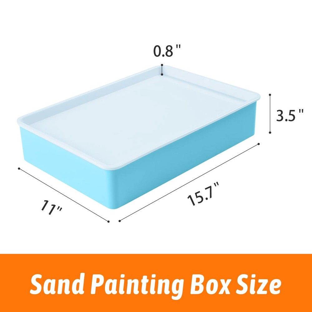 Sand Painting Light Box – Light Table for Creative Art, 3 Color Temperatures ...