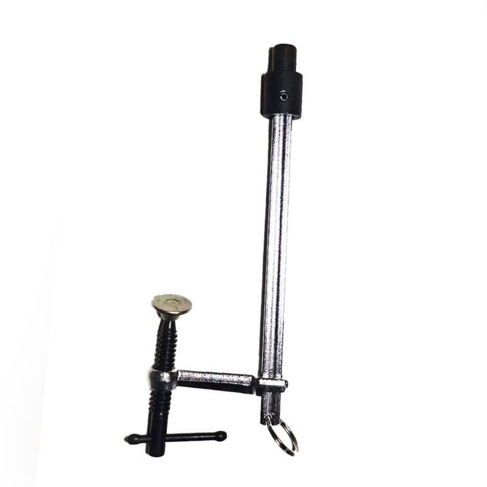 Adjustable Desktop Pressure Plate Clamp with Ergonomic Grip for Welding Tasks