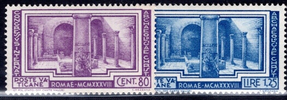 VATICAN 1938 71-72 ** MNH (I3368