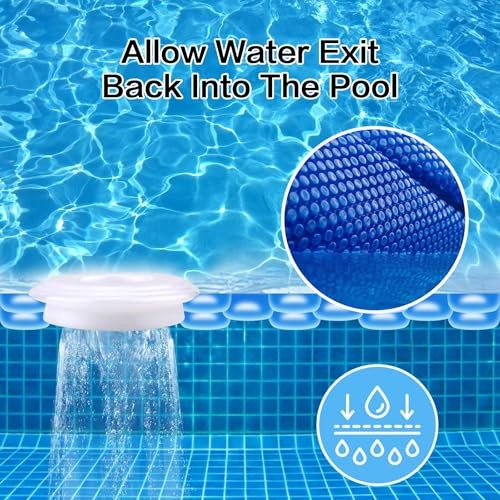 6 Pack Quick Drain Grommet Kit for Solar Heating Covers Water Drainage System