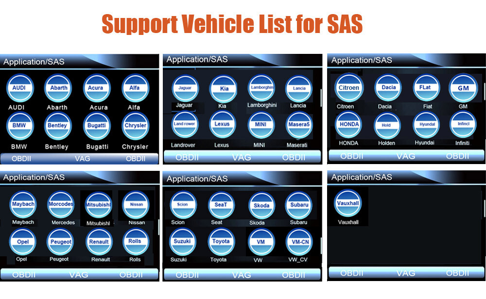 AD610 ABS SRS SAS Reset Engine Diagnostic Tool ANCEL AD610 Plus Auto Scanner