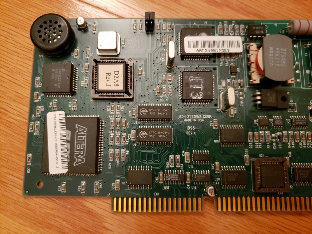 ISDN Systems Corp 1995 Rev C ISA card