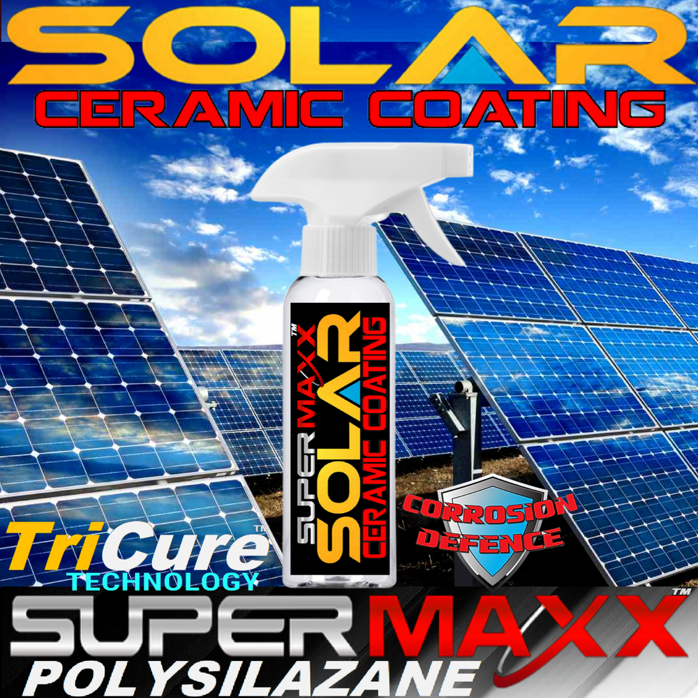 SOLAR PANEL KIT CLEANER ADVANCED TRICURE PROTECTION CERAMIC CLEAR COAT SPRAY