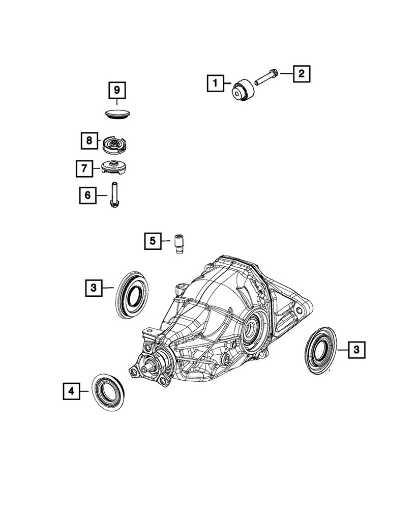 Genuine Mopar Output Seal 68055262AA
