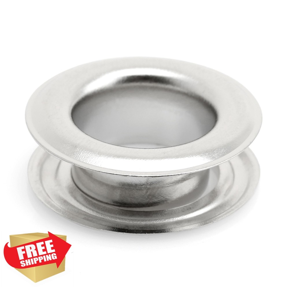 CRAFTMEMORE 1" Grommet Eyelet Sets with Washers Silver