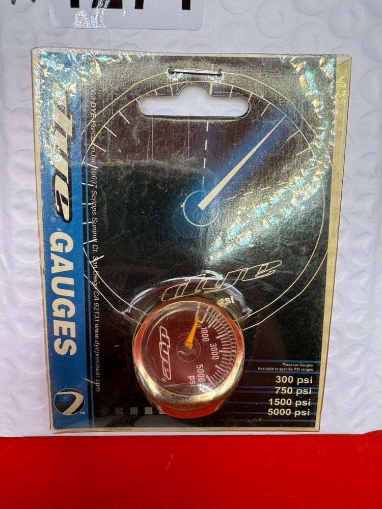 Dye 0-5000 Gauge NOS