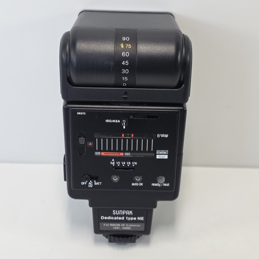 Sunpak Auto 433 AF Shoe mount Thyristor Flash for Minolta AF - Untested
