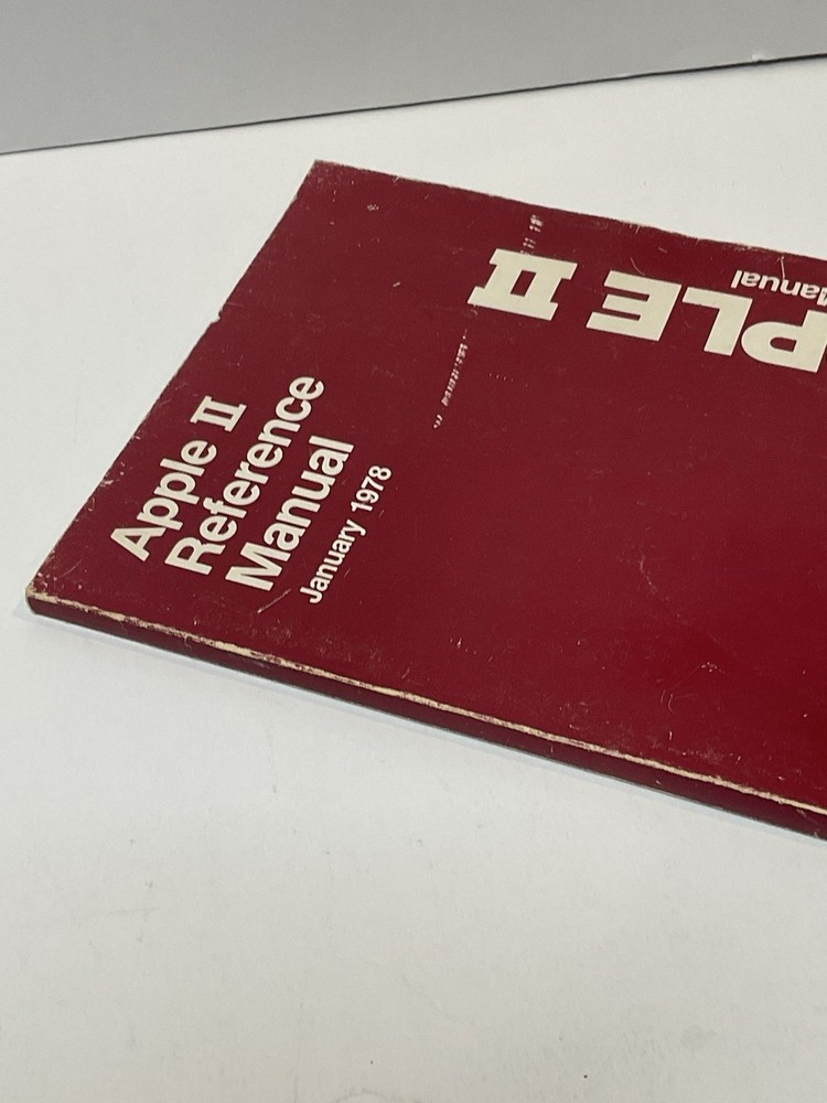 Apple II Reference Manual January 1978 Red Book OEM