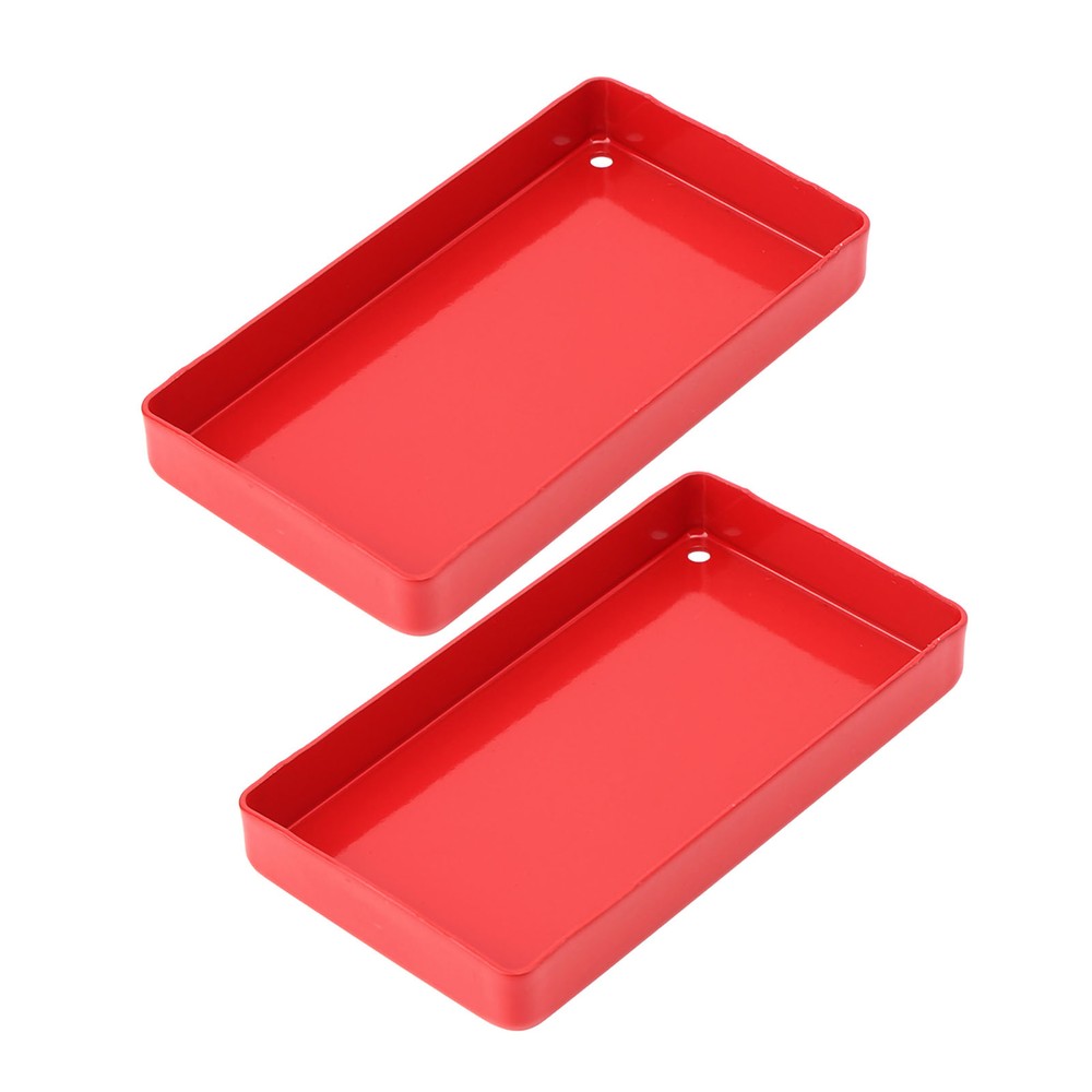 (Red)Service Tool Cart | 2-Tier Tools Storage Trolley | Mobile Workshop