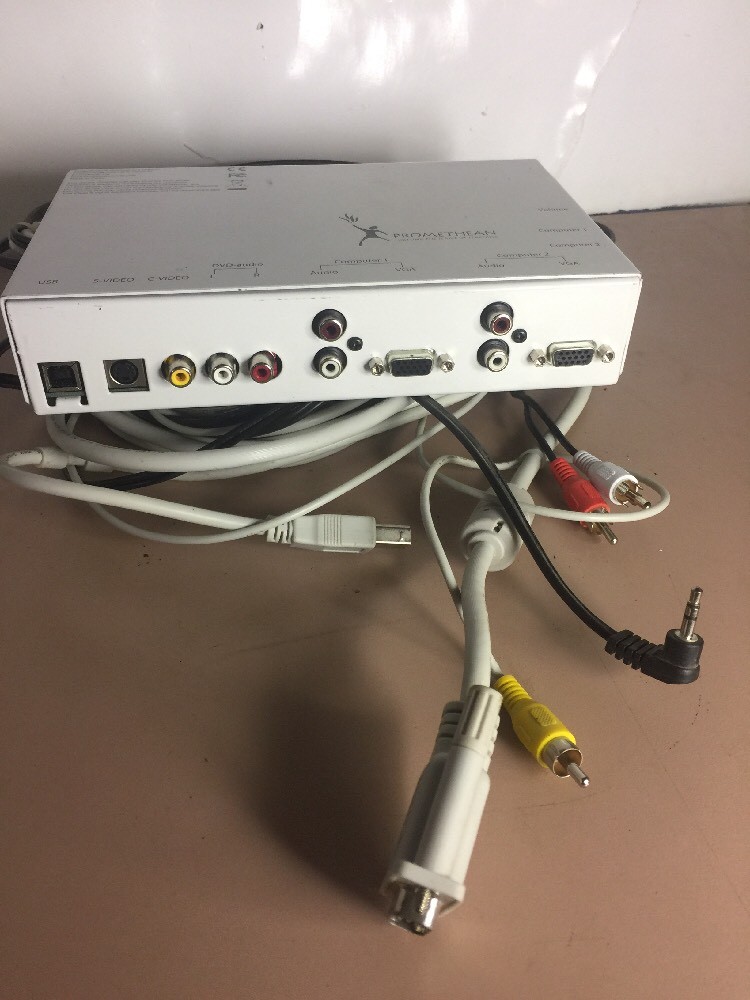 Promethean PRM-Wallbox-01 Activeboard+2 Wallbox With Cables Used