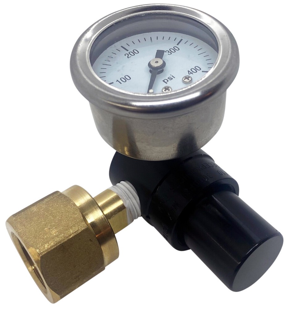 Co2 Air Shifter Compact Mini Aluminum Fixed Regulator 100 PSI