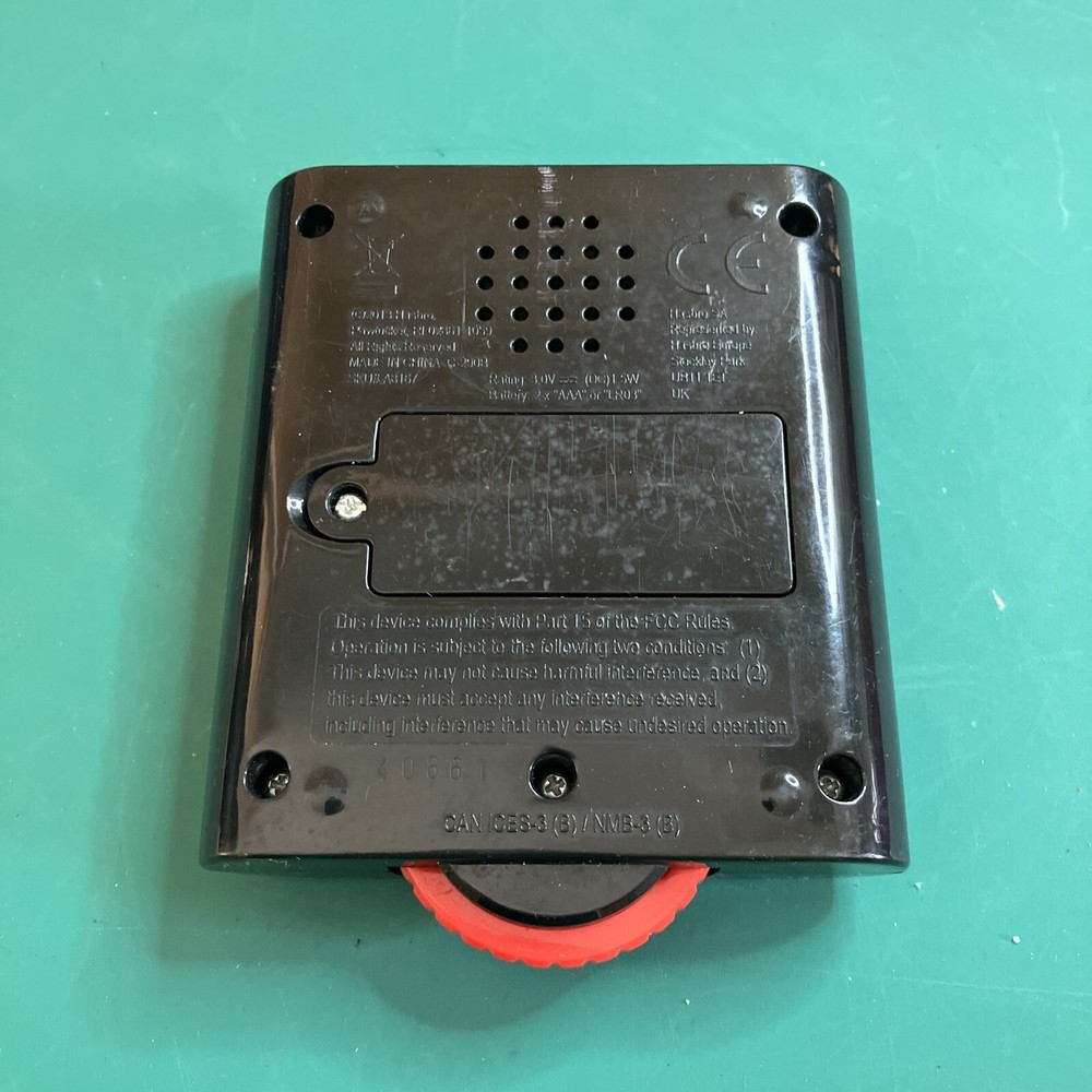 Hasbro Scrabble Handheld Scoring & Timing Unit PLUS Instruction Book. VERY GOOD.