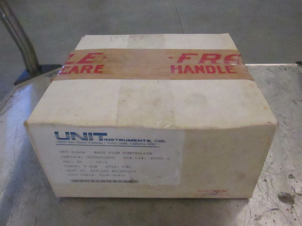 Unit UFC-1260A Mass Flow Controller MFC, He, 3 SLM, Refurb