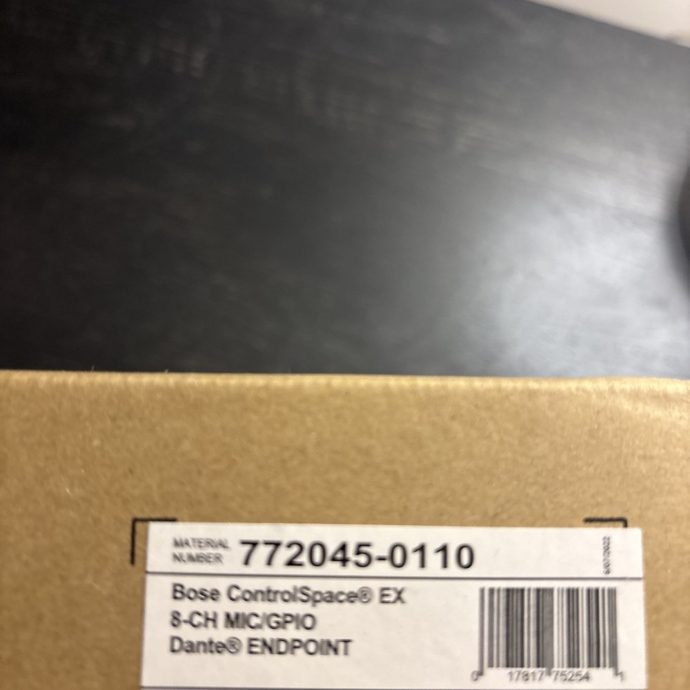 Bose Professional ControlSpace EX Dante Endpoint