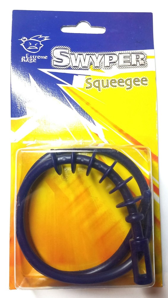 PULL THROUGH SQUEEGIE by Extreme Rage - Swyper barrel cleaner / Blue