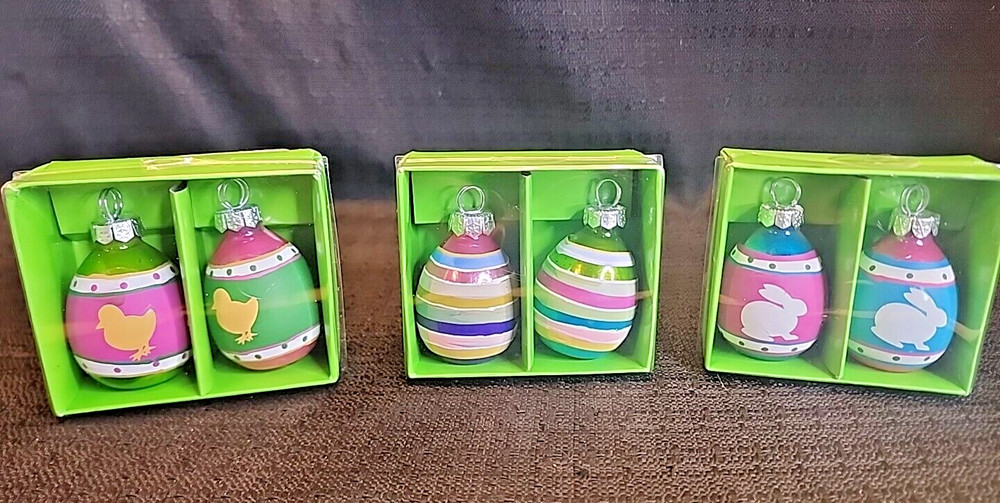 Spring Dinner Table Easter Place Card Holders Chick Bunny Colorful Eggs (BOB4)
