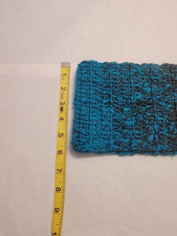 Handmade Blue Crochet Scarf