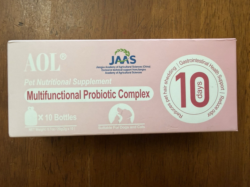AOL JAAS Multifunction Probiotic Complex Dogs & Cats 10 Pack