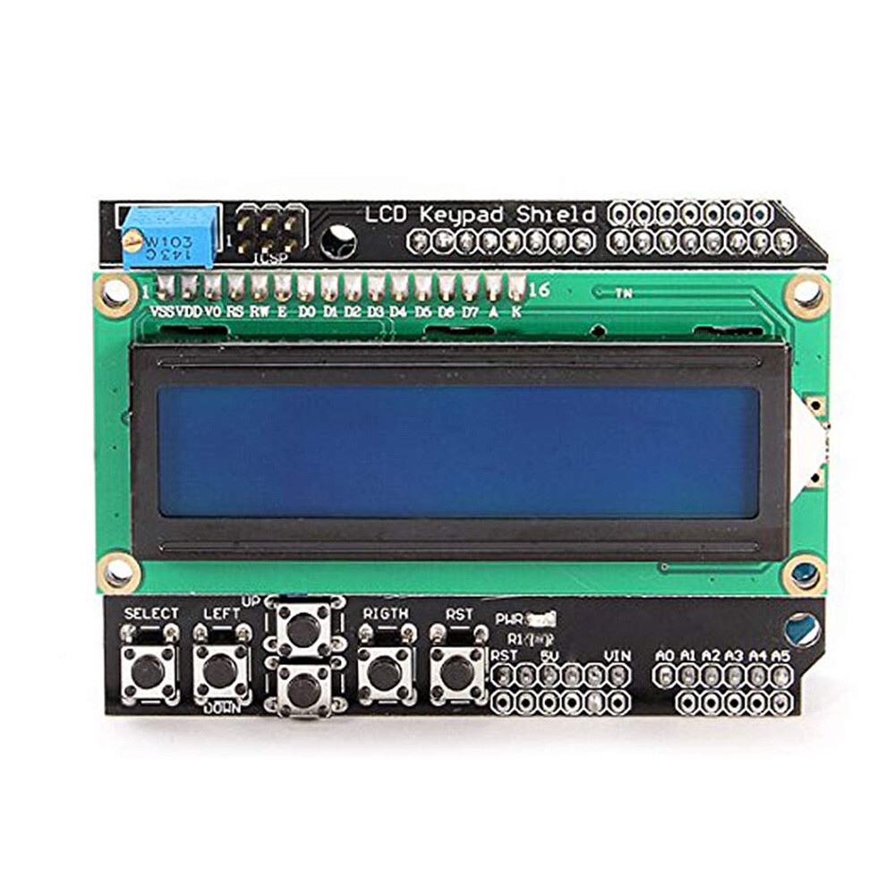 LCD Keypad Shield LCD 1602 Display Blue Screen Module For Arduino