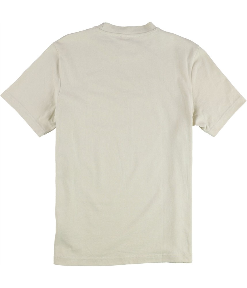 Reebok Mens Classic V Split Vector Graphic T-Shirt, Beige, Medium