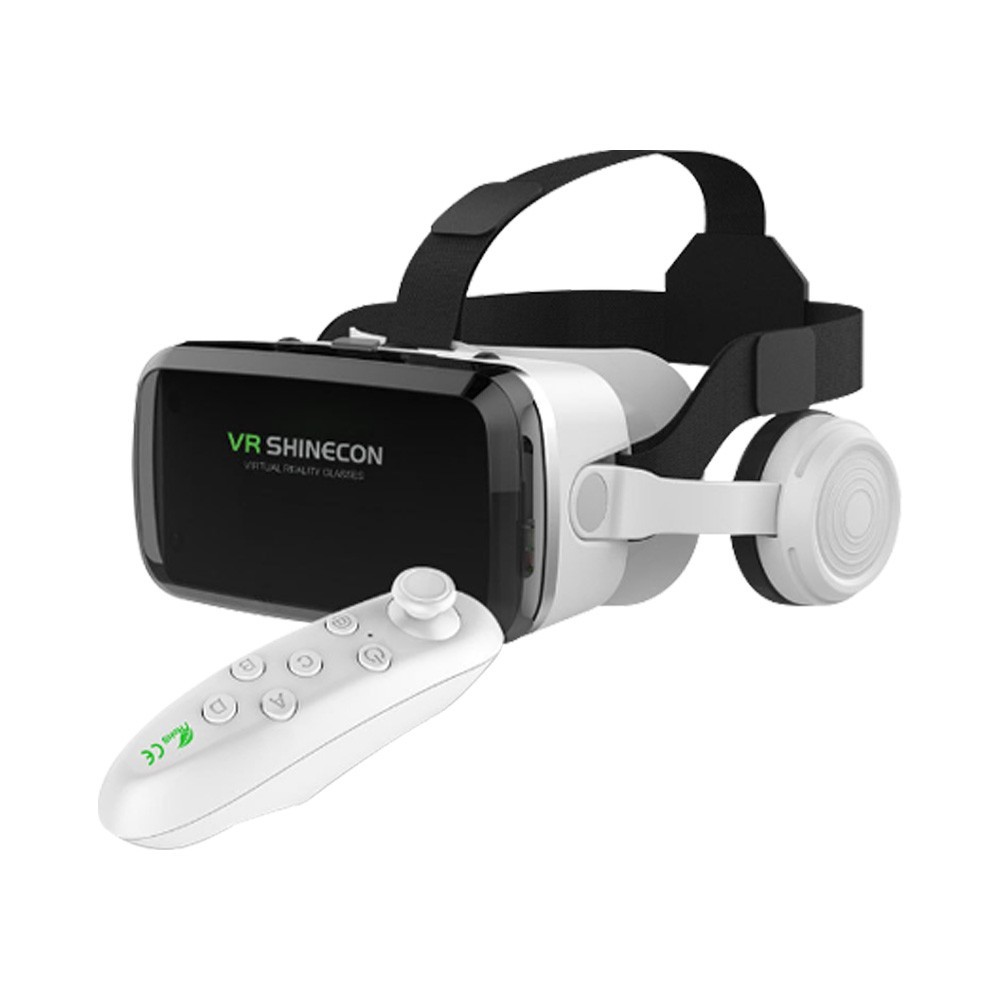 VR Box 4.0 3D Virtual Reality Headset with Bluetooth & Controller – Immersive VR